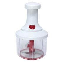 Processador e triturador de alimentos manual 3 lâminas com batedor de ovos 900ml UD684 - 123 Útil Processador e triturador de alimentos manual 3 lâminas com batedor de ovos 900ml UD684 - 123 Útil