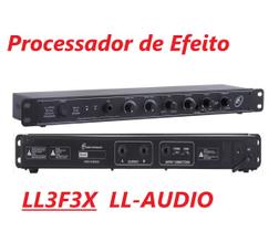 Processador Efeito Voz Microfone Llef3x Echo Delay Reverb