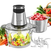 Processador elétrico de alimentos Vegetable Chopper 500W 2x2L Bowls Processador elétrico de alimentos Vegetable Chopper 500W 2x2L Bowls