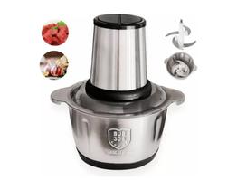 Processador Elétrico Inox Carnes Legumes Com 4 Lâminas 2l