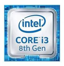 Processador gamer Intel Core i3-8100 BX80684I38100 de 4 núcleos e 3.6GHz de frequência com gráfica integrada