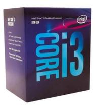 Processador gamer Intel Core i3-8100 BX80684I38100 de 4 núcleos e 3.6GHz de frequência com video