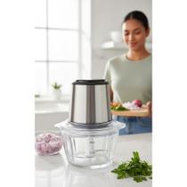 Processador Glass Inox 350W Potente e Versátil 220V Processador Glass Inox 350W Potente e Versátil 220V
