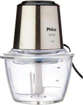 Processador Inox Glass 127V - Philco Preto Processador Inox Glass 127V - Philco Preto