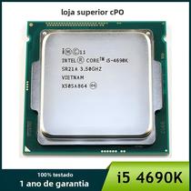 Processador Intel Core CPU i5 4690K 3,5 GHz 6 MB Quad-Core SR21A Socket LGA 1150 Processador Intel Core CPU i5 4690K 3,5 GHz 6 MB Quad-Core SR21A Socket LGA 1150