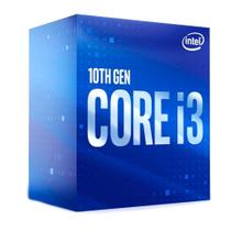 Processador Intel Core i3-10100, 3.6GHz (4.3GHz Max Turbo), Cache 6MB, Quad Core, 8 Threads, LGA 120
