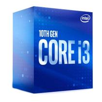 Processador Intel Core i3-10100 3.6GHz 4.3GHz Turbo) Quad Core 8 Threads LGA 1200 Vídeo Integrado Processador Intel Core i3-10100 3.6GHz 4.3GHz Turbo) Quad Core 8 Threads LGA 1200 Vídeo Integrado