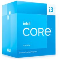 Processador Intel Core i3-13100F, 4.5GHz Max Turbo, Cache 12MB, 4 Núcleos, 8 Threads, LGA 1700 - BX8071513100F