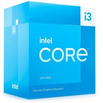 Processador Intel Core i3 13100F, Até 4.5GHz, 4-C, 8-T, LGA 1700, S/ VÍDEO INTEGRADO - BX8071513100F Processador Intel Core i3 13100F, Até 4.5GHz, 4-C, 8-T, LGA 1700, S/ VÍDEO INTEGRADO - BX8071513100F