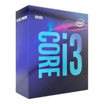 Processador Intel Core i3-9100 9 Geração, 6MB, 3.6GHz (4.2GHz Max Turbo), LGA 1151, - BX80684I39100