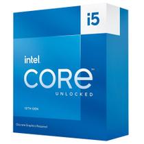 Processador Intel Core i5-13600KF, 13ª Geração, 5.1GHz Max Turbo, Cache 24MB, 14 Núcleos, 20 Threads, LGA 1700 - BX8071513600KF