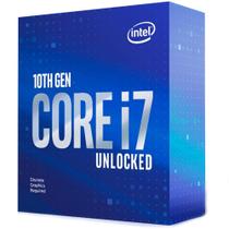 Processador Intel Core i7-10700KF, 3.8GHz (5.1GHz Max Turbo), Cache 16MB, LGA 1200 - BX8070110700KF