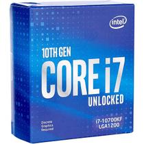 Processador INTEL Core I7-10700KF LGA 1200 BX8070110700KF OCTA Core 3,80GHZ 16MB Cache S/ Video e S/ Cooler LGA1200