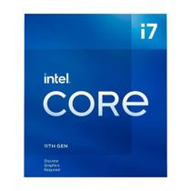 Processador Intel Core i7 11700F Box 11ª Geração LGA1200 Cache 16MB 2.5 GHz (Max Turbo 4.8GHz) - Sem Vídeo Integrado