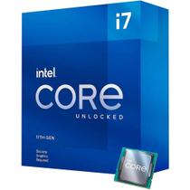 Processador Intel Core i7-11700KF 11ª Geração, 3.6 GHz (4.9GHz Turbo), Cache 16MB, Octa Core, 16 Threads, LGA1200 - BX8070811700KF