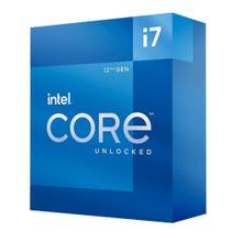 Processador Intel Core i7-12700K, 3.6GHz (5.0GHz Max Turbo), 12 N, 20 T, LGA 1700, V - BX8071512700K