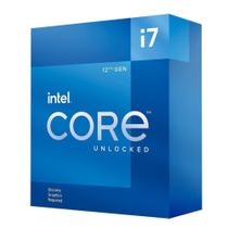 Processador Intel Core i7 12700KF, Até 5.0GHz, 12C, 20T, LGA 1700, S/ Cooler, S/ GPU, BX8071512700KF