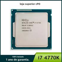 Processador Intel Core i7 4770K LGA 1150 SR147 CPU de desktop de quatro núcleos de 3,5 GHz