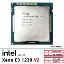 Processador Intel Xeon E3 1230 V2 3,3 GHz 4 núcleos SR0P4 LGA 1155