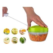 Processador Manual 3 Lâminas Inox Alimento Legumes Multiuso