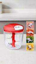 Processador Manual Alimentos 5 Lâminas Inox 900ml