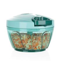 Processador manual de alimentos Ourokhome Vegetable Chopper 500mL Blue Processador manual de alimentos Ourokhome Vegetable Chopper 500mL Blue