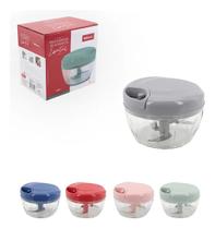 Processador Manual Triturador De Alho 500 Ml 3 Lâminas
