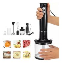 Processador Misturador Mixer 4 X 1 Moedor Pronta Cor Preto