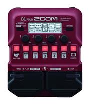 Processador Multiefeitos Zoom B1 FOUR para Baixo - 9 Modelos de Amplificador