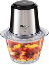 Processador Philco Inox Glass 350w Pps01i Cor Preto inox