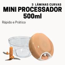 Processador Triturador De Alimentos Manual Fácil De Lavar