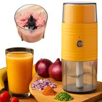 Processador Triturador De Alimentos Verduras Vegetais 2 Em 1 Recarregável USB Top Processador Triturador De Alimentos Verduras Vegetais 2 Em 1 Recarregável USB Top