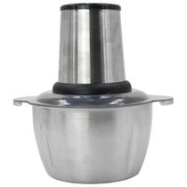 Processador Triturador Moedor de Alimentos 3 Litros Elétrico 110v ou 220v 850W Aço Inox Potente (110V) Voltagem:110v Processador Triturador Moedor de Alimentos 3 Litros Elétrico 110v ou 220v 850W Aço Inox Potente (110V) Voltagem:110v