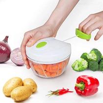 Processador Triturador Moedor De Alimentos Manual Alho 500ml Processador Triturador Moedor De Alimentos Manual Alho 500ml
