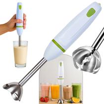 Processador Vertical Mixer Portátil Ergonomico De Mão Compacto Haste Em Inox Top Processador Vertical Mixer Portátil Ergonomico De Mão Compacto Haste Em Inox Top