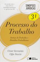 Processo do Trabalho - Volume 31. Coleção Sinopses Jurídicas César Reinaldo