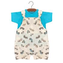 Produto Conjunto Macacão Jardineira CARRINHOS para Bebê de Malha Menino e Malha 100% algodão Produto Conjunto Macacão Jardineira CARRINHOS para Bebê de Malha Menino e Malha 100% algodão