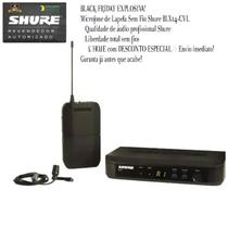 produto lacrado Microfone Sem Fio Lapela Shure Blx14br cvl
