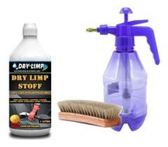 Produto Lavagem A Seco De Sofá Faz 10l + Escova + Borrifador Produto Lavagem A Seco De Sofá Faz 10l + Escova + Borrifador