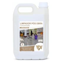 Produto Limpador Limpeza Piso Pós-obra Desengordura 5L W&W