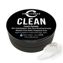 Produto modelador Challenger Clean Cream Pomade 45 ml sem perfume