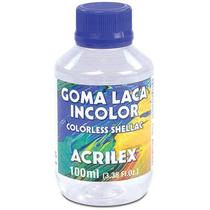 Produto para Artesanato Goma Laca Incolor 100ML PCT com 06