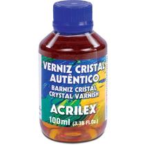 Produto para artesanato verniz cristal 100ml acrilex