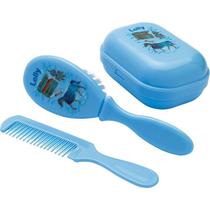 Produto para Bebê KIT Banho TIP TOP Azul 3 PCS