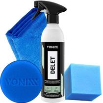 Produto Para Limpar Borrachas Pneus Plasticos Externo Motor Caixa de Rodas Delet Vonixx 500ml
