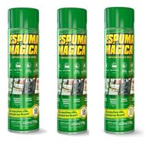 Produto Para Limpar Sofá Banco Do Carro Espuma Mágica 3un