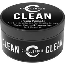 Produto para modelar cabelo Challenger Clean Cream Pomade 90mL