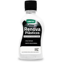 Produto para Proteger Renovar e Realçar Borrachas e Plasticos de Veiculos Renova Plásticos 200g Vintex