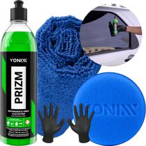 Produto para Recuperar o Vidro Tirar Manchas e Marca de Agua Box Janela Blindex Parabrisa Prizm Vonixx