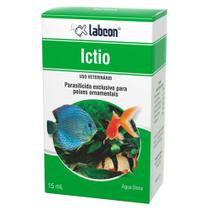 Produto para tratar doenças em peixes de aquário: Parasiticida Elimina infestações na pele de peixes Ictio Alcon 15ml